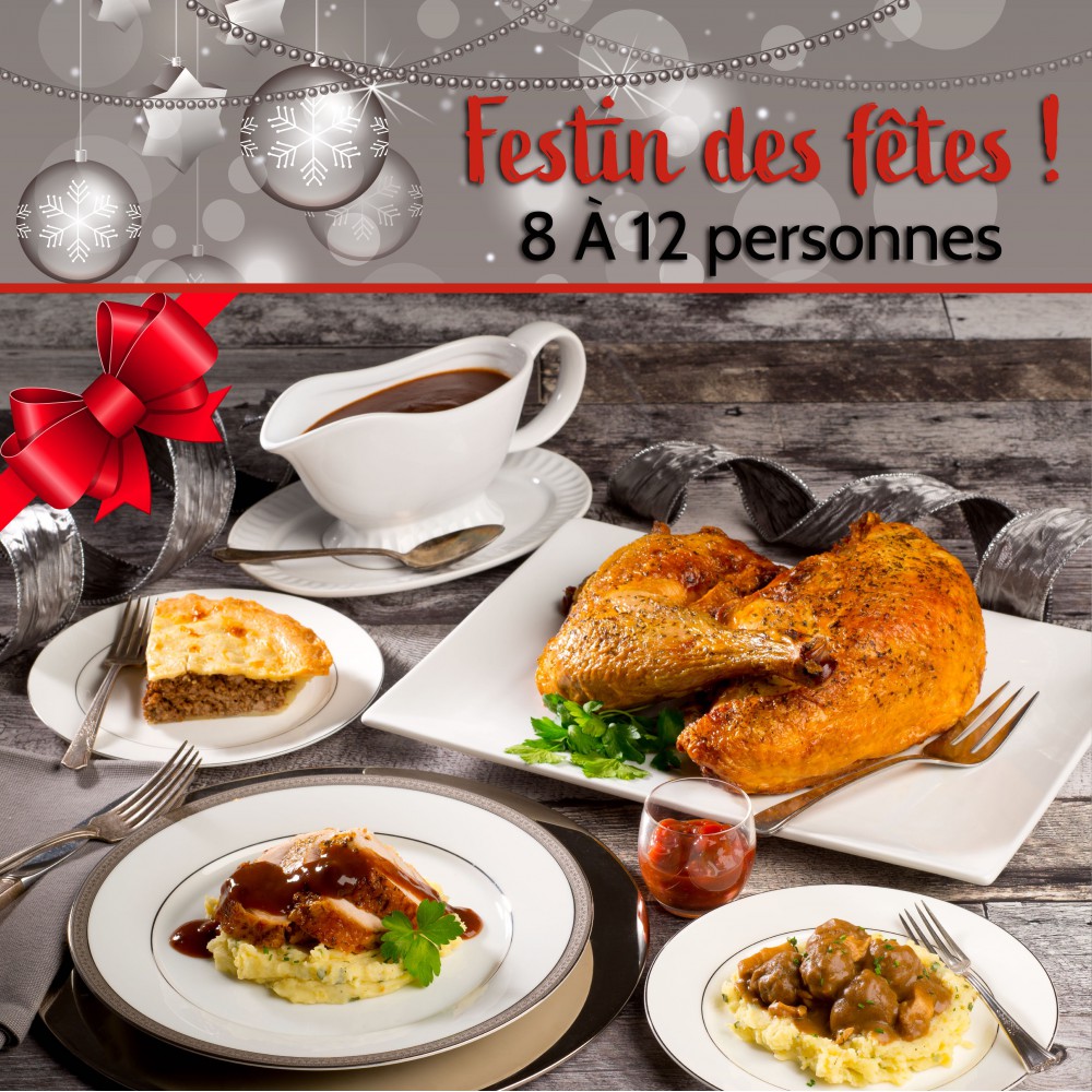 Holiday feast menu - 8 to 12 people Saveurs Santé Aliments Saveurs Sante Family packages