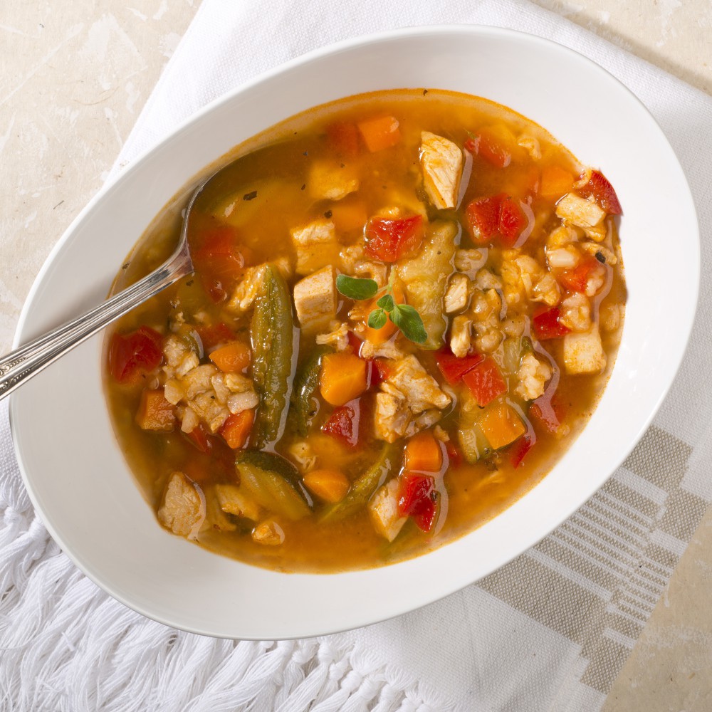 Peasant chicken meal-soup Saveurs Santé  Gluten free