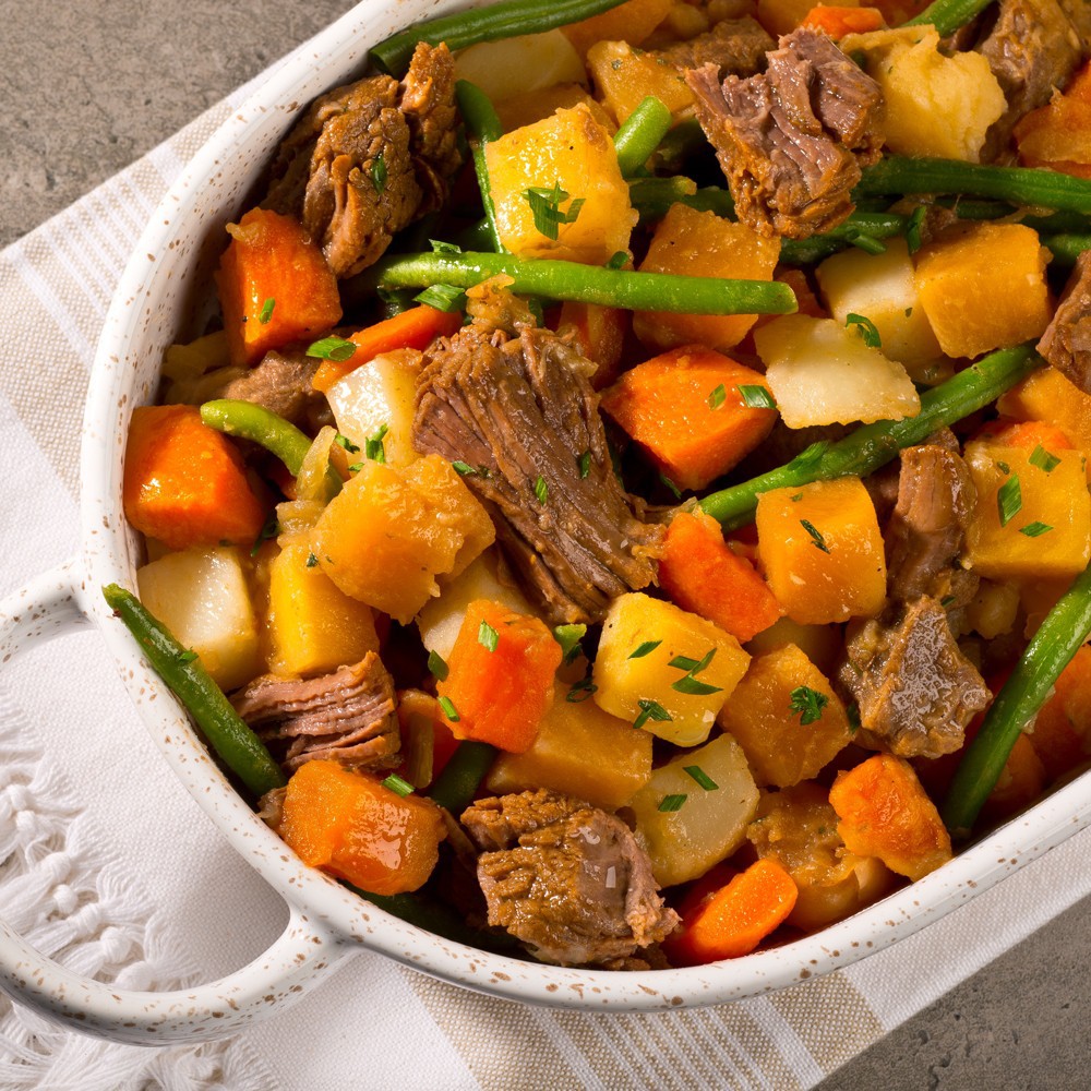 Beef and vegetable stew Saveurs Santé  Individual Portions