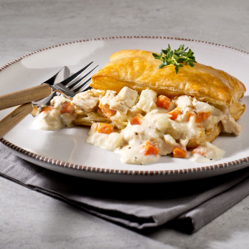 Repas Cuisinés Volauvent au poulet Familial Saveurs Santé