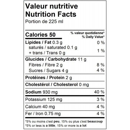 Soupe aux légumes du jardin 375 ml Saveurs Santé Aliments Saveurs Sante Soupes