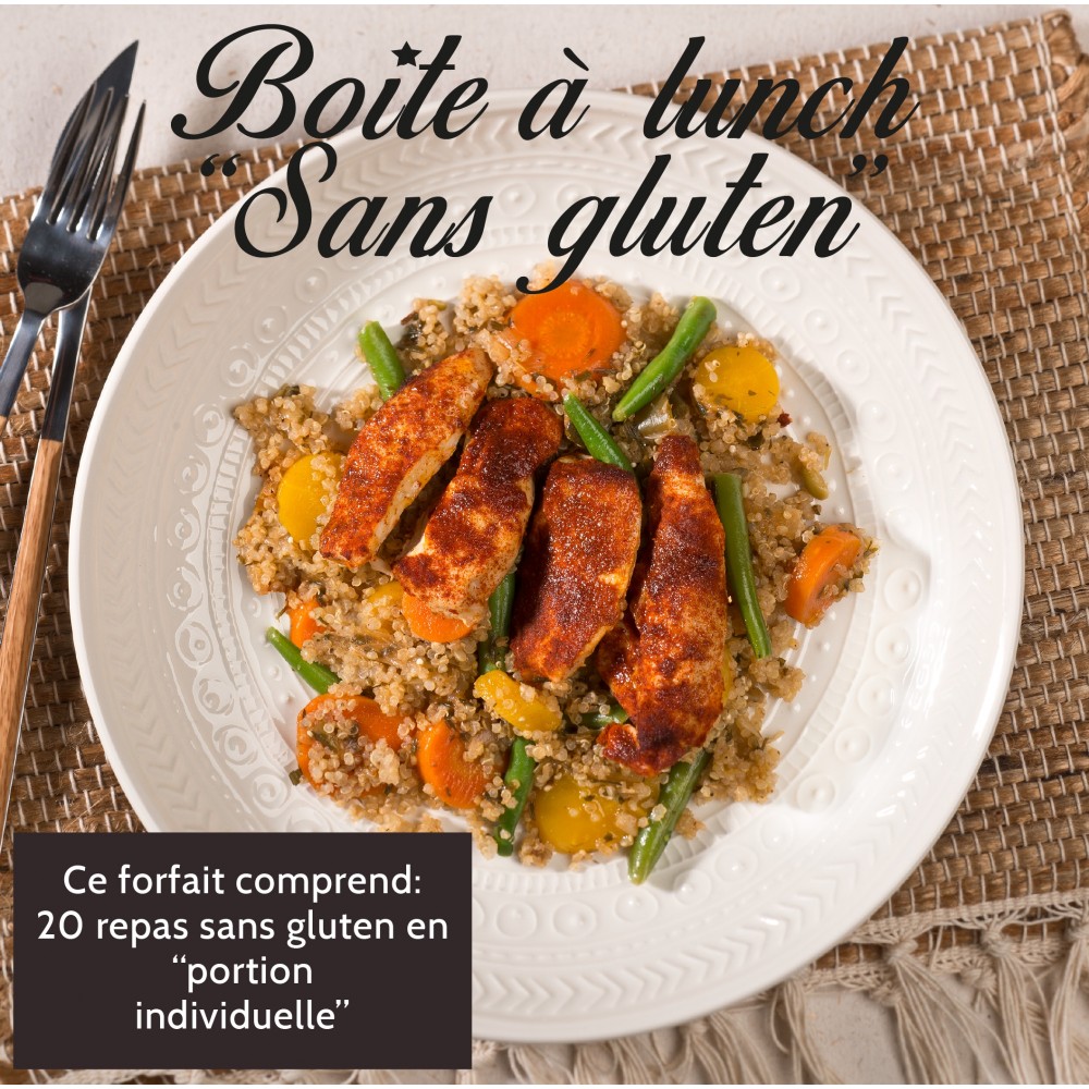Boîte à lunch Sans Gluten Saveurs Santé Aliments Saveurs Sante Sans Gluten