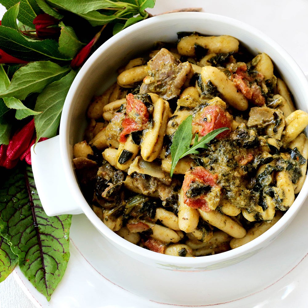 Mushroom and spinach Cavatelli Saveurs Keto Aliments Saveurs Sante Keto Flavors