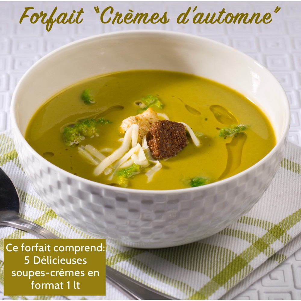 Forfait "Crèmes d'automne" Aliments Saveurs Sante Crèmes