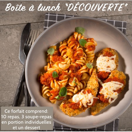 Boîte à lunch "Découverte" Saveurs Santé Aliments Saveurs Sante Boîtes à lunch