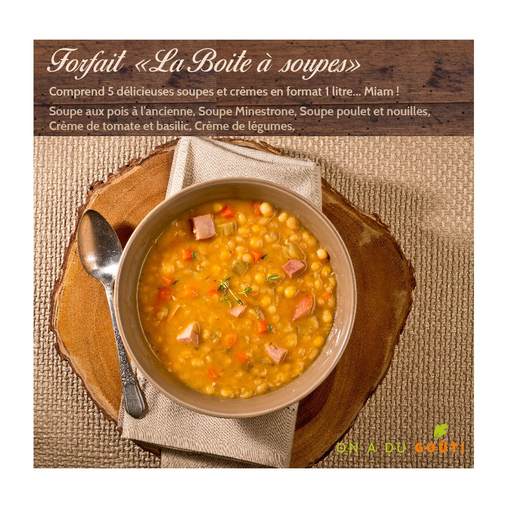 Delicious Soup box Saveurs Santé Aliments Saveurs Sante Creams