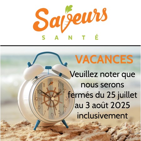 VACANCES ESTIVALES Saveurs Santé Aliments Saveurs Sante Portions Individuelles