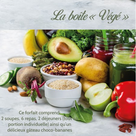 The "Veg" box Saveurs Santé Aliments Saveurs Sante Lunch boxes