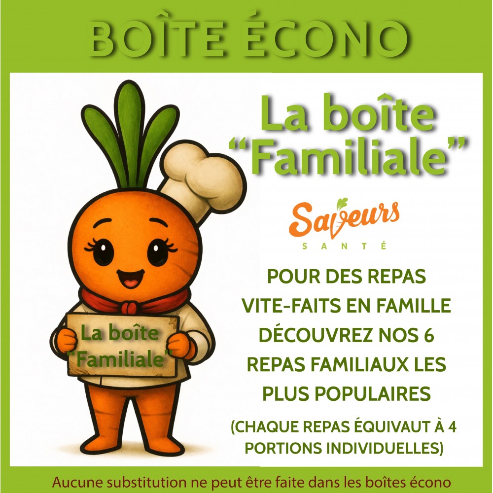 Boîte Familiale Saveurs Santé Aliments Saveurs Sante Forfaits familiaux