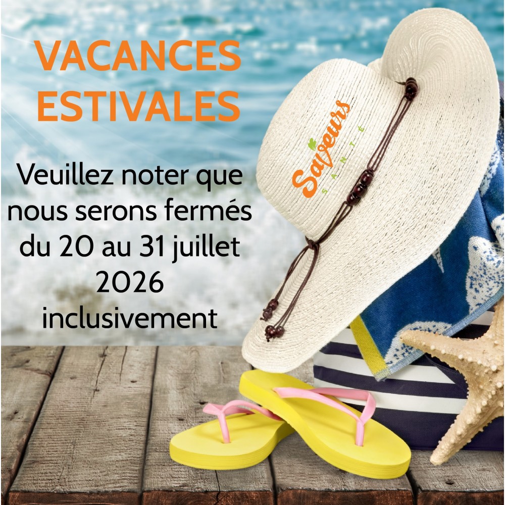 SUMMER VACATIONS Saveurs Santé Aliments Saveurs Sante Individual Portions