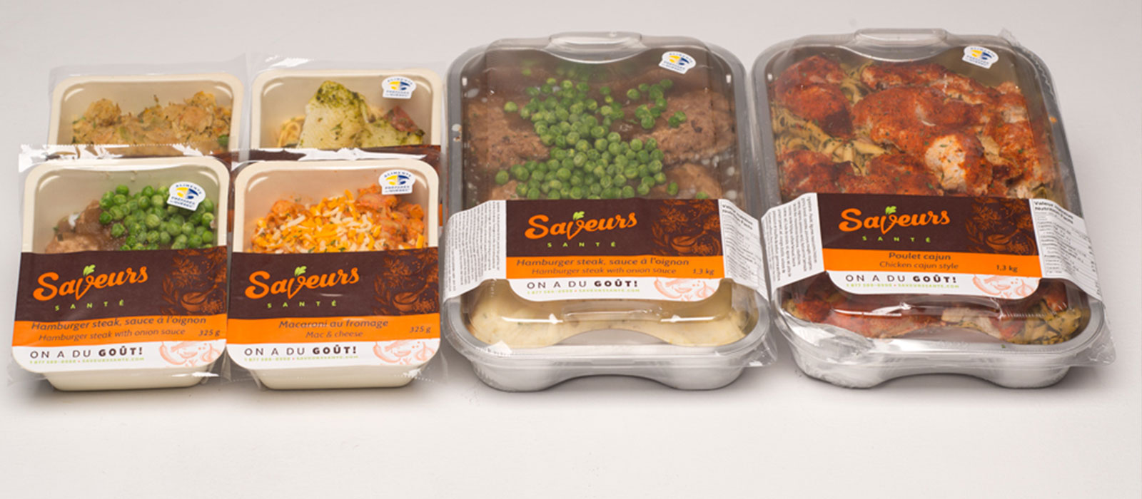 Repas prêts-à-manger surgelés Saveurs Santé